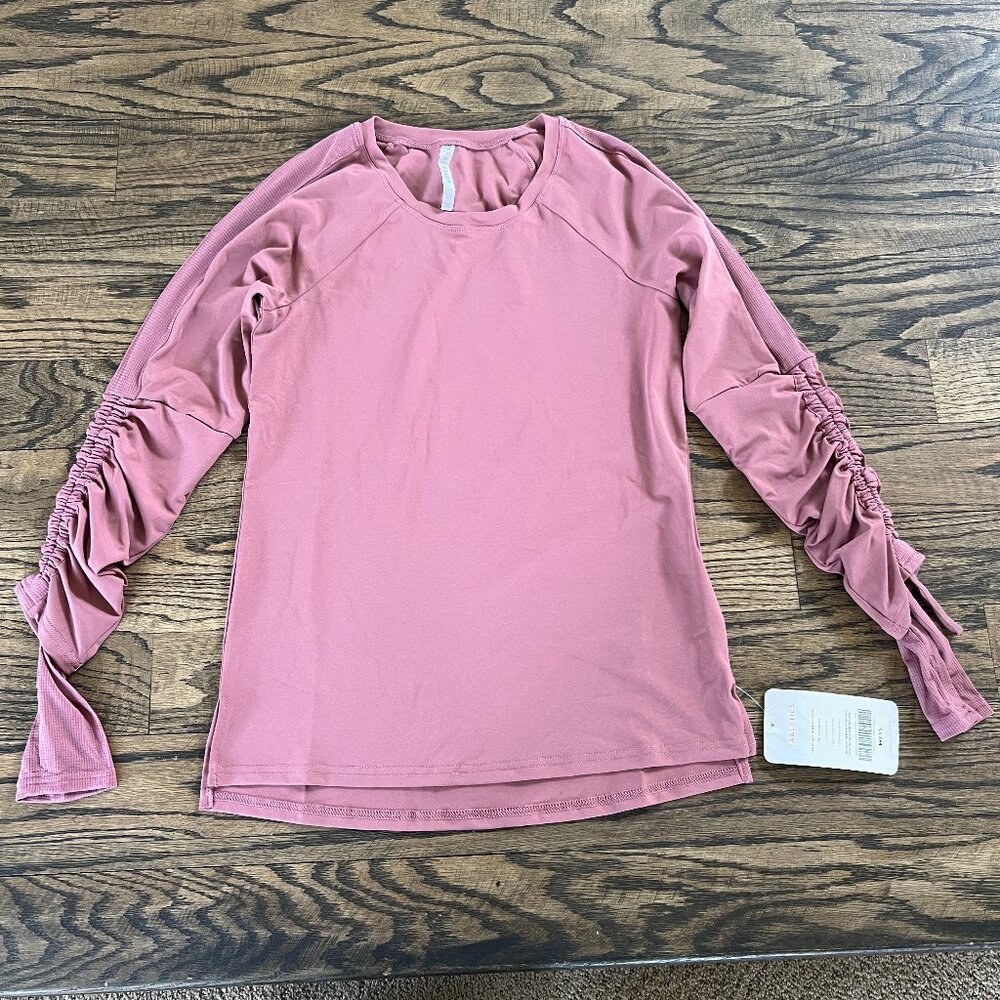 Fabletics Cashel Adjustable L/S Performance Top Size XS Gym Workout NWT $50